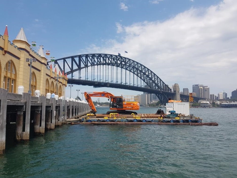 Wharf and Seawall Construction Sydney Harbour